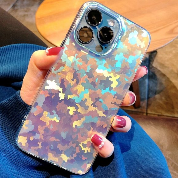 NEW iPhone 13/Pro/Max Luxury Laser iphone case - Picture 1 of 6